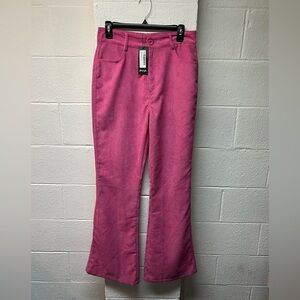 Nasty Gal Pink Boot Cut Pants. Size 8